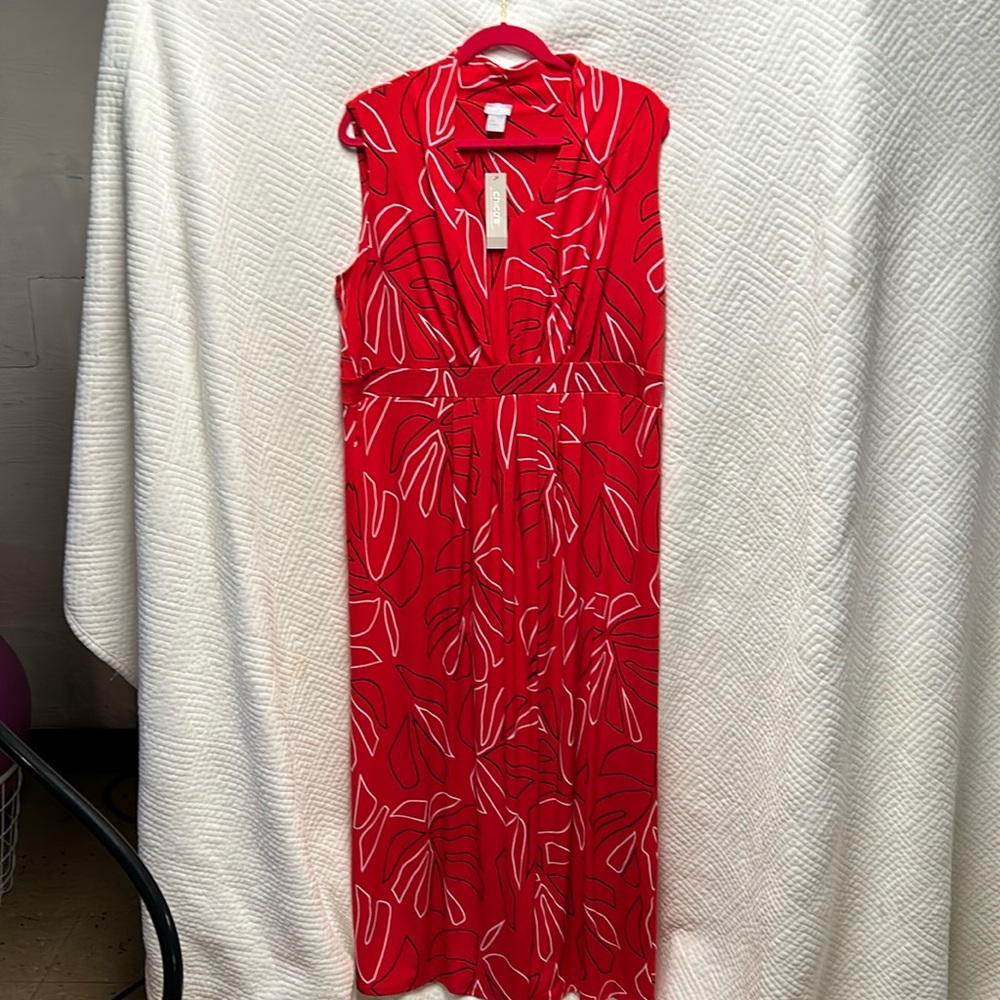 Chico maxi scarlet dress